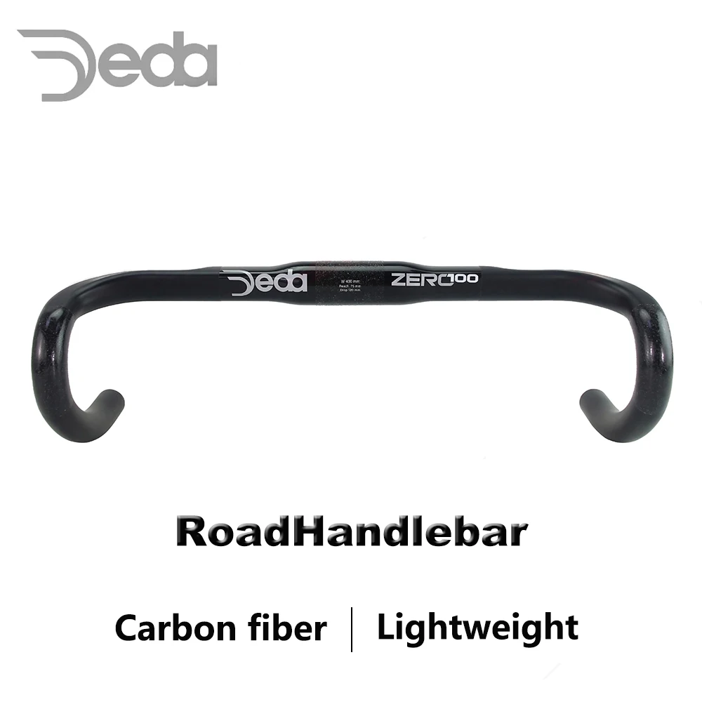 

DEDA Road Bicycle Carbon Handlebar Cycling Bike Parts Road Handlebars 380/400/420/440mm External Routing