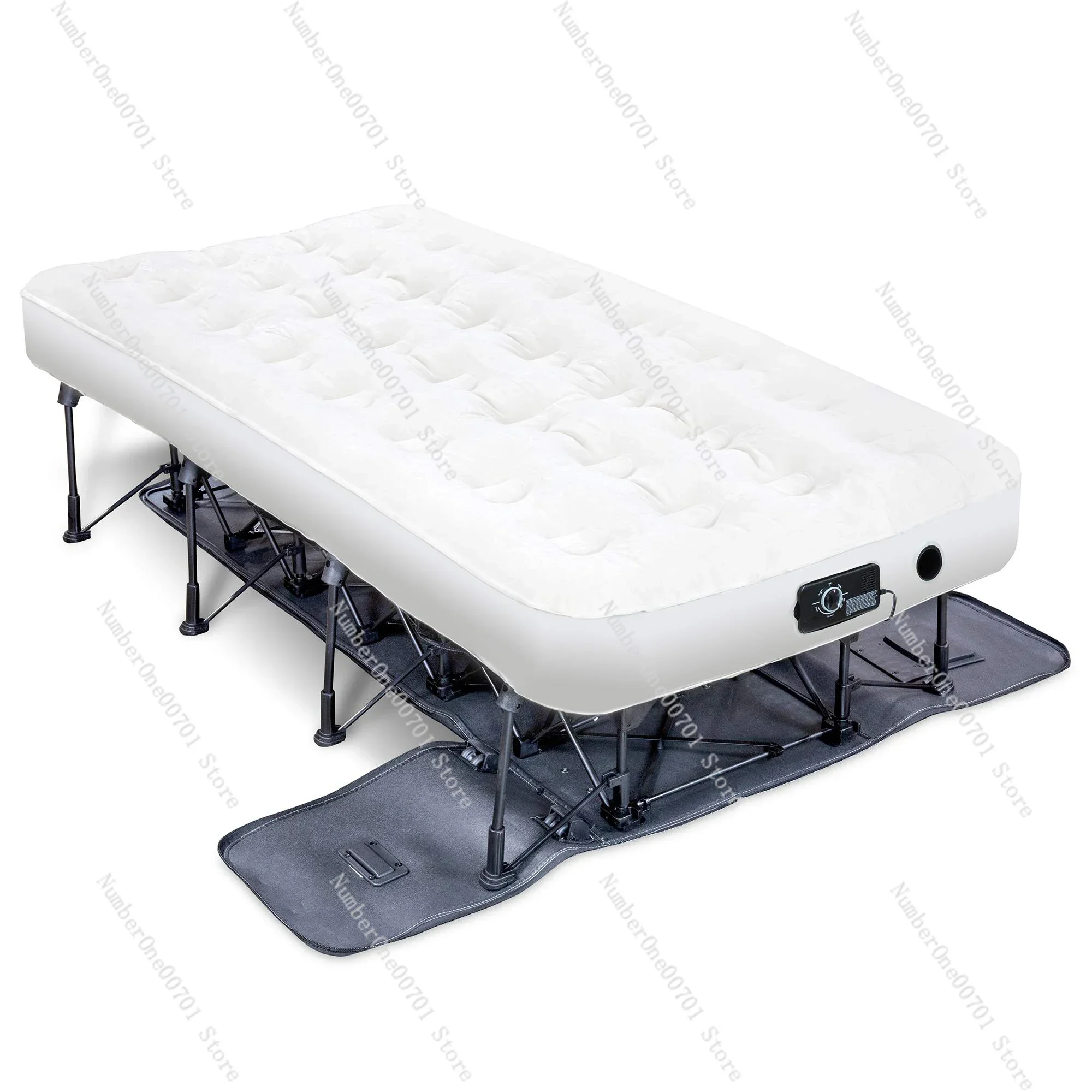 

Rolling Box Inflatable Mattress With Frame Home Visitors Travel Vacation Outdoor Camping Automatic Retractable Inflatable Bed