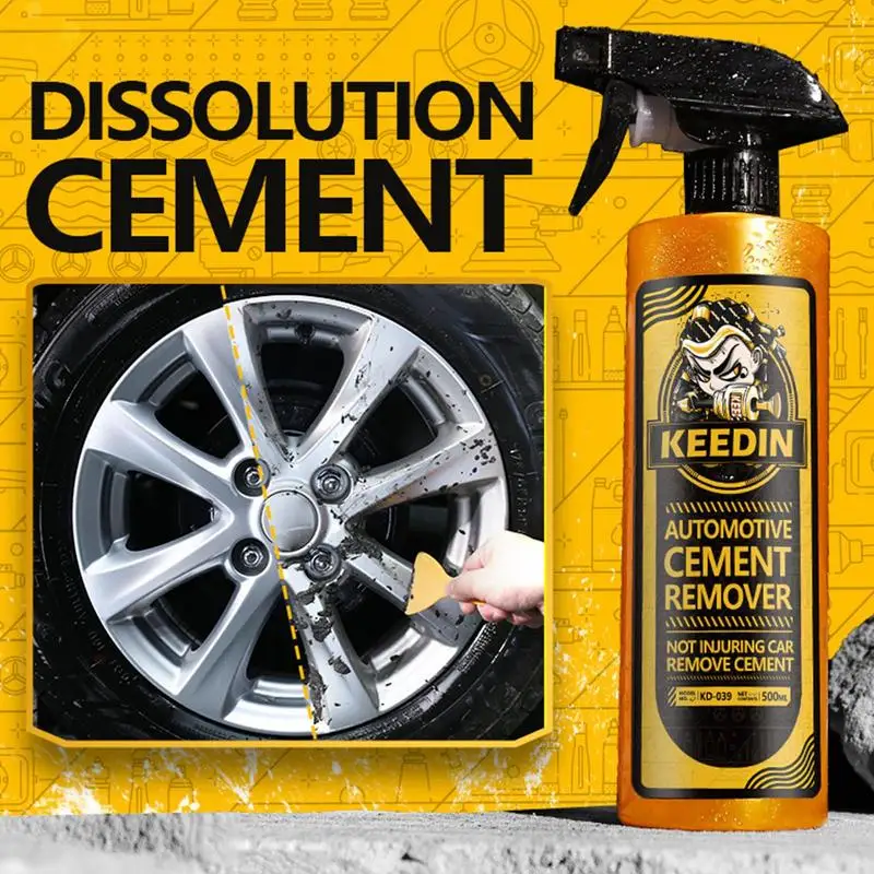 

500ml Cement Cleaner Car Glass Powerful Removal Of Car Paint Tile Concrete Dissolver Remover Car Cleaning Spray Washing Supplies