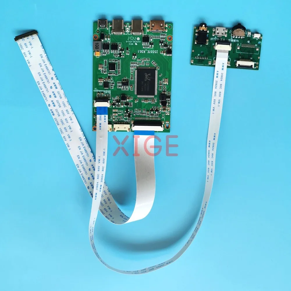 

LCD Controller Driver Board For B156XW04 V7/V8 G156XTN02.0 EDP 30-Pin 2TYPE-C Mini-HDMI 1366x768 Laptop Matrix 15.6" DIY Kit
