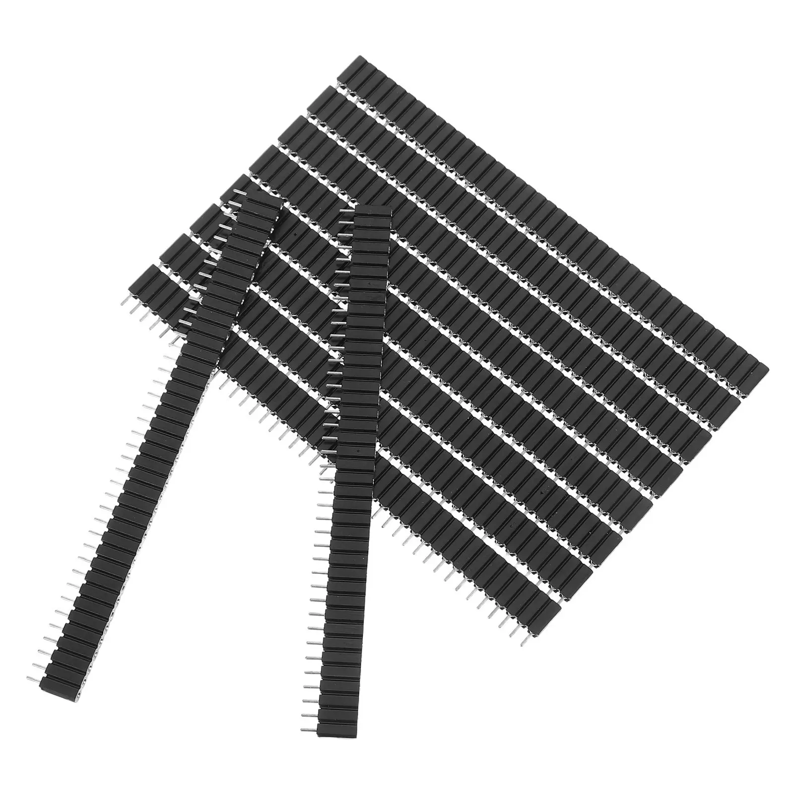 2.54mm Pitch Pin Header Socket Strip Single Row Straight Type Pcb Connector Electronic Components Pin Header Socket Strip