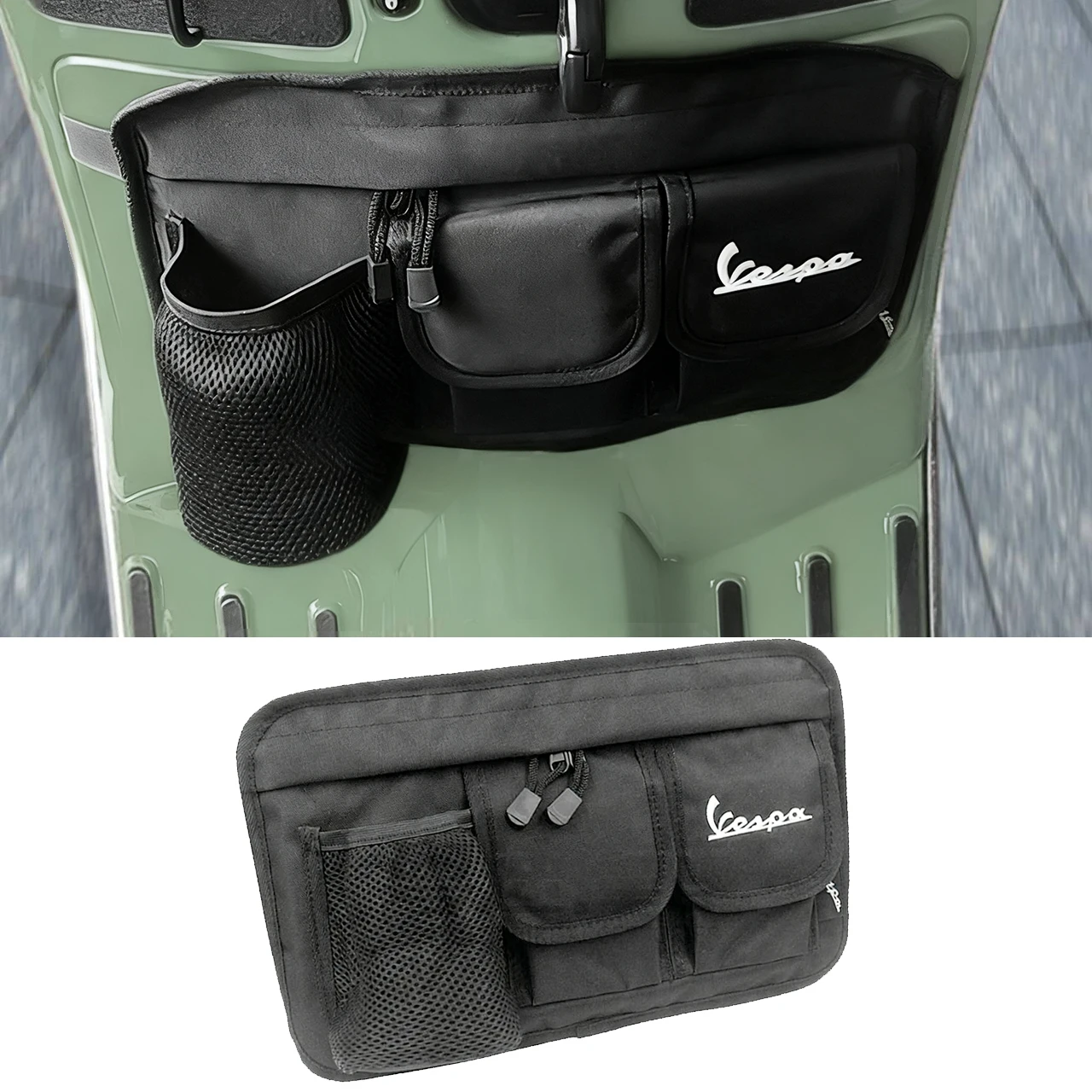 مقاوم للماء حقيبة القفازات حقيبة تخزين من القماش لفيسبا سكوتر GTS LX LXV GTV سبرينت بريمافيرا سبرينت 150 300 دراجة نارية الملحقات #1