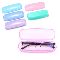 Glasses Case Transparent PVC Women Men Plastic Sunglasses Glasses Box New Eyeglasses Case Reading Glasses Case