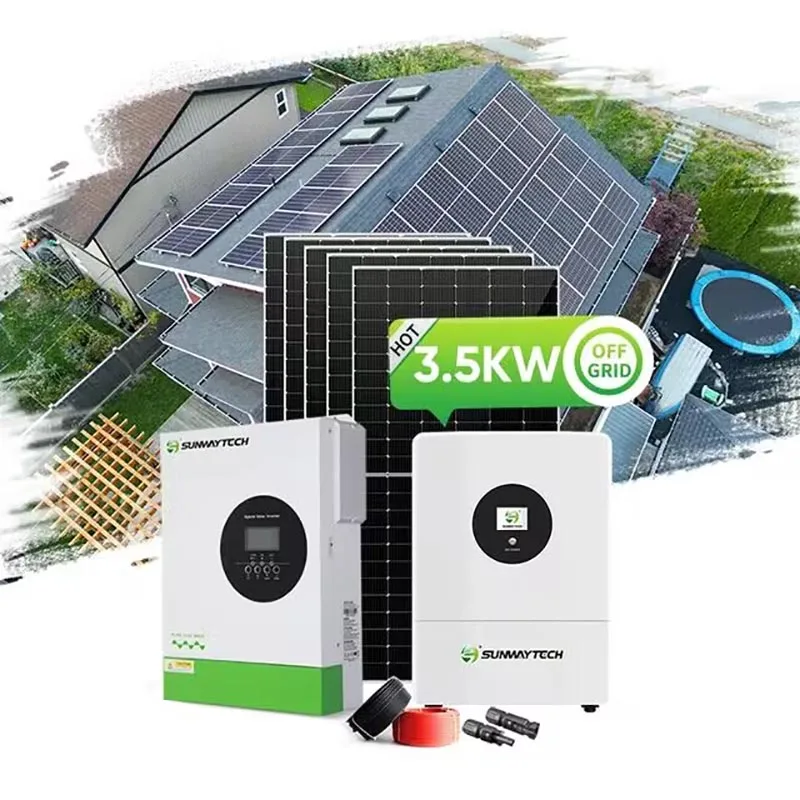 3.5kw 5.5kw solar energy storage off grid system, solar household storage system, high-efficiency power generation system