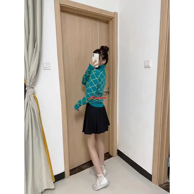 Аниме Приключение Косплей Костюм Диего Брандо Шляпа Брюки Хлопковый вязаный свитер с высоким воротником Повседневная одежда