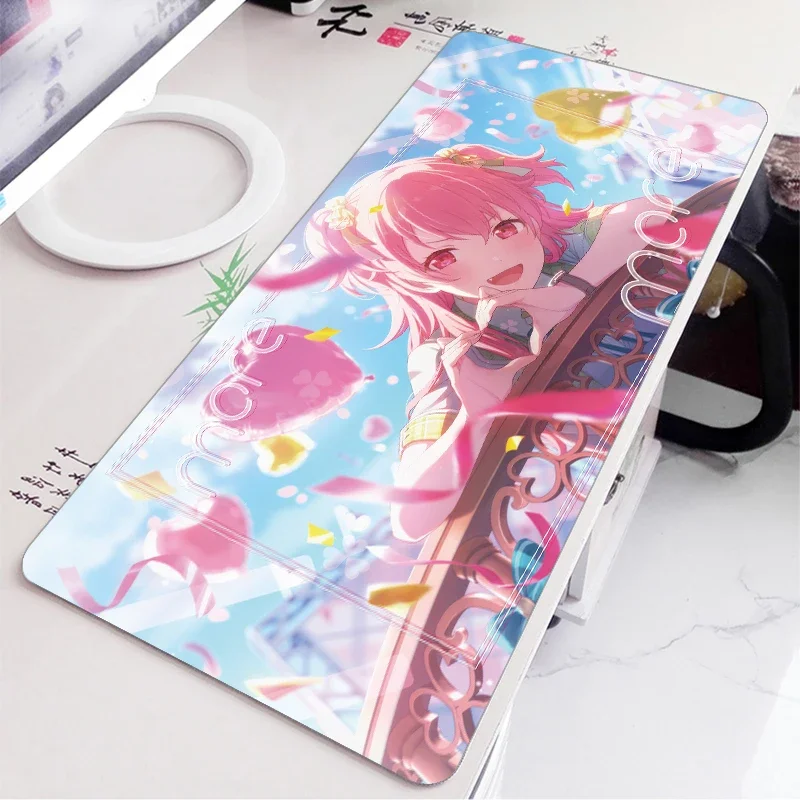 لوحة ماوس لوحة مفاتيح Project Sekai ملونة للمسرح العالمي MMJ المزيد من القفز Minori Haruka Airi Shizuku لوحة ماوس للألعاب XXL