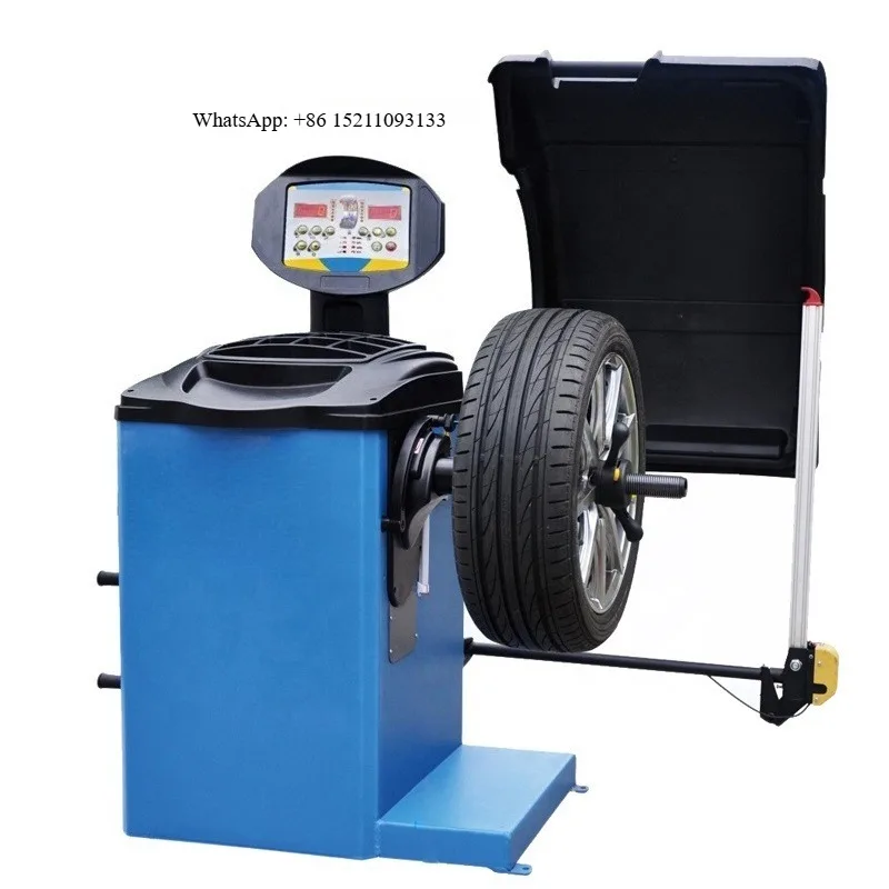 Wheel Balancer for Car Tires High Quality Wheel Alignment Tool with 75kg Capacity and 140rpm Speed