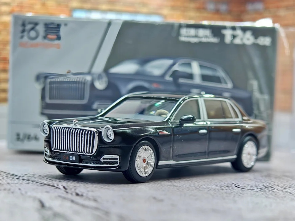 

2025 Xcartoys 1/64 Hongqi Guoll, автомобиль из сплава, игрушки, моторный автомобиль, литая под давлением металлическая модель, детский рождественский подарок, игрушки для мальчиков