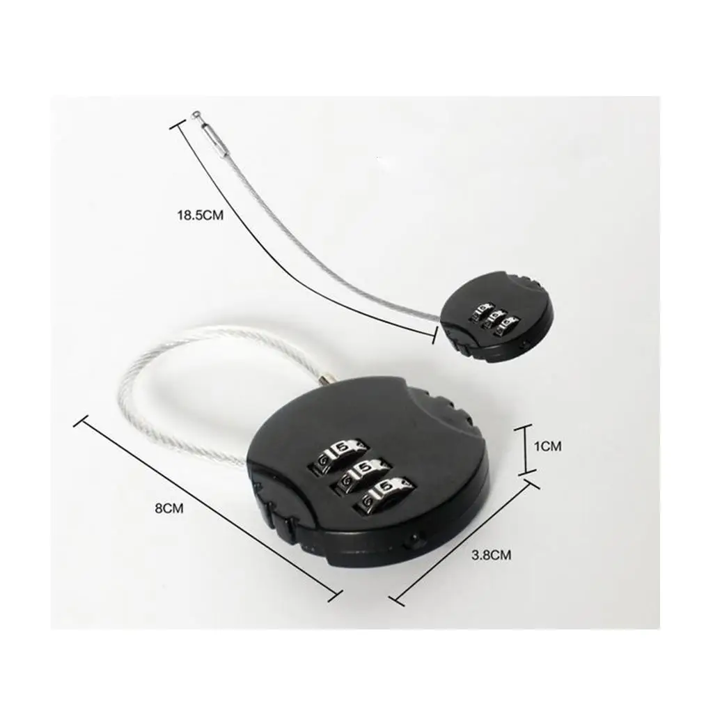 Combination Padlock Strong Zinc Alloy Coded Lock for Lizard Terrarium Accessories Snake Cage Security