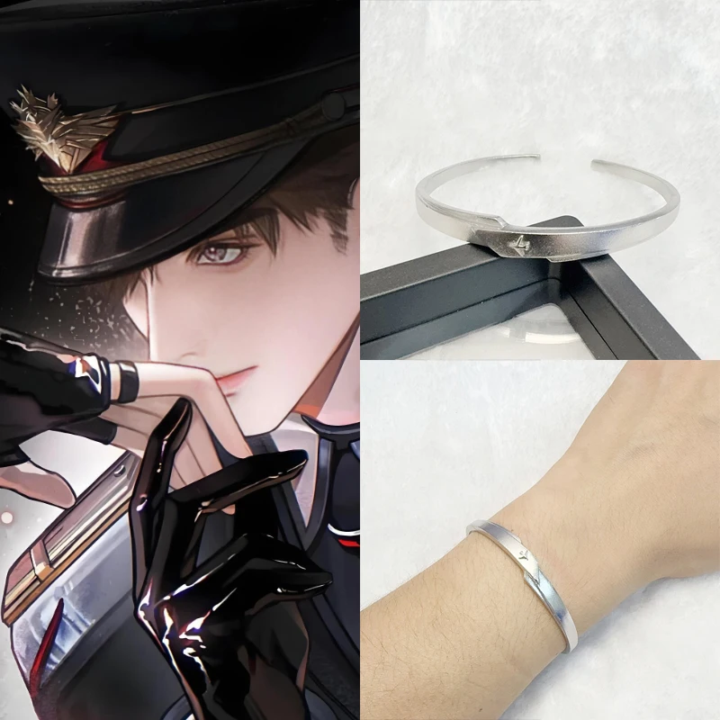 Love and Deepspace Caleb Airplane Cuff Bangle Fashion Accessories Bracelet for Woman Man Hand Chain Bracelets Daily Jewelry Gift