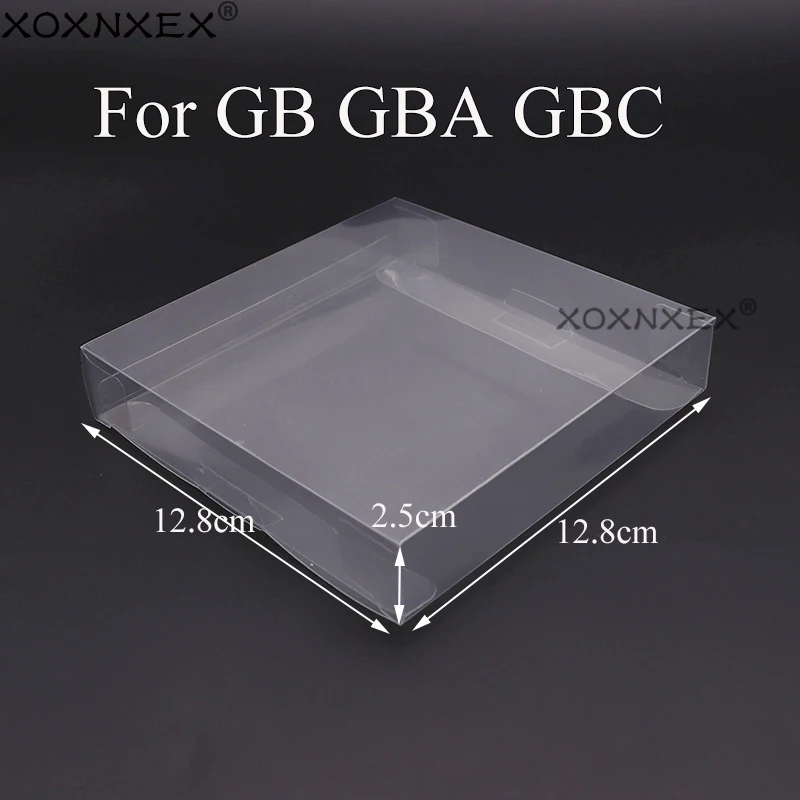 5pcs a lot High quality transparent Plastic box Protector Game Cartridge Case PET for GameBoy Advance Color for GB GBC GBA