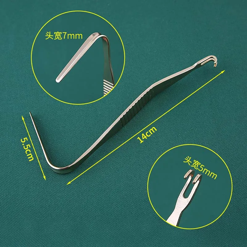 Nasal reshaping double-headed hook deep nose hook