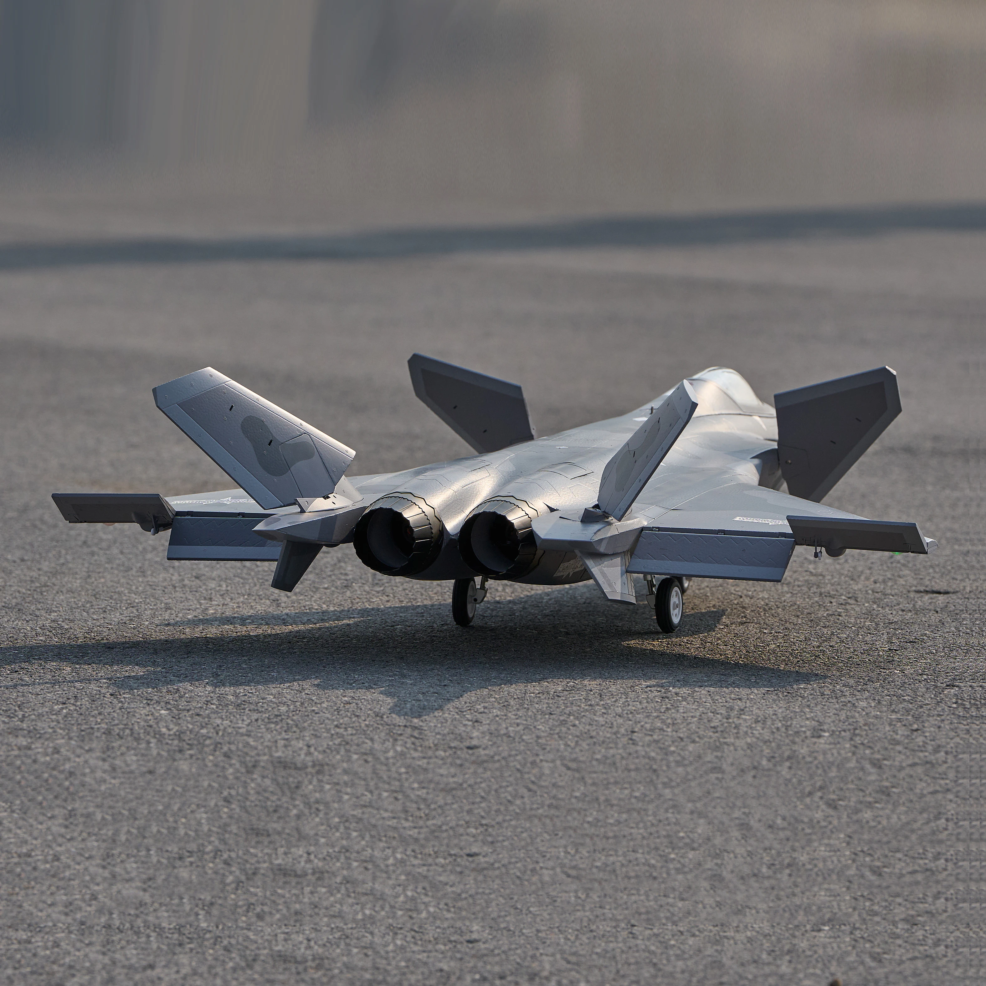 FlyFans Chengdu J-20B Fire Fang Twin 70mm RC EDF Jet PNP Version Remote control Model Plane