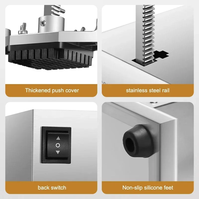 Brand-new Electric Potato Strip Cutting Machine Commercial French Fries Machine Juicer Cucumber Radish Lettuce Melon Fruit Cut S