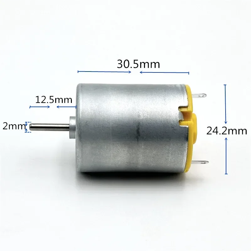 RC-280SA-20120 micro 280 motor dc6v 7.4v 9v 12v 15000rpm de alta velocidade mini 24mm motor elétrico diy hobby brinquedo carro barco modelo