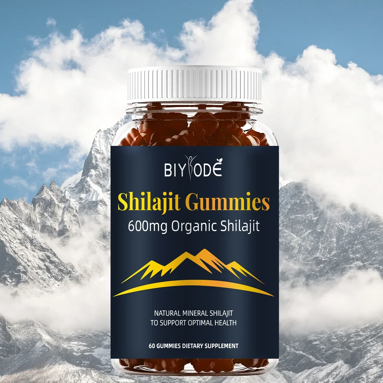 60 pills Shilajit gummies health food