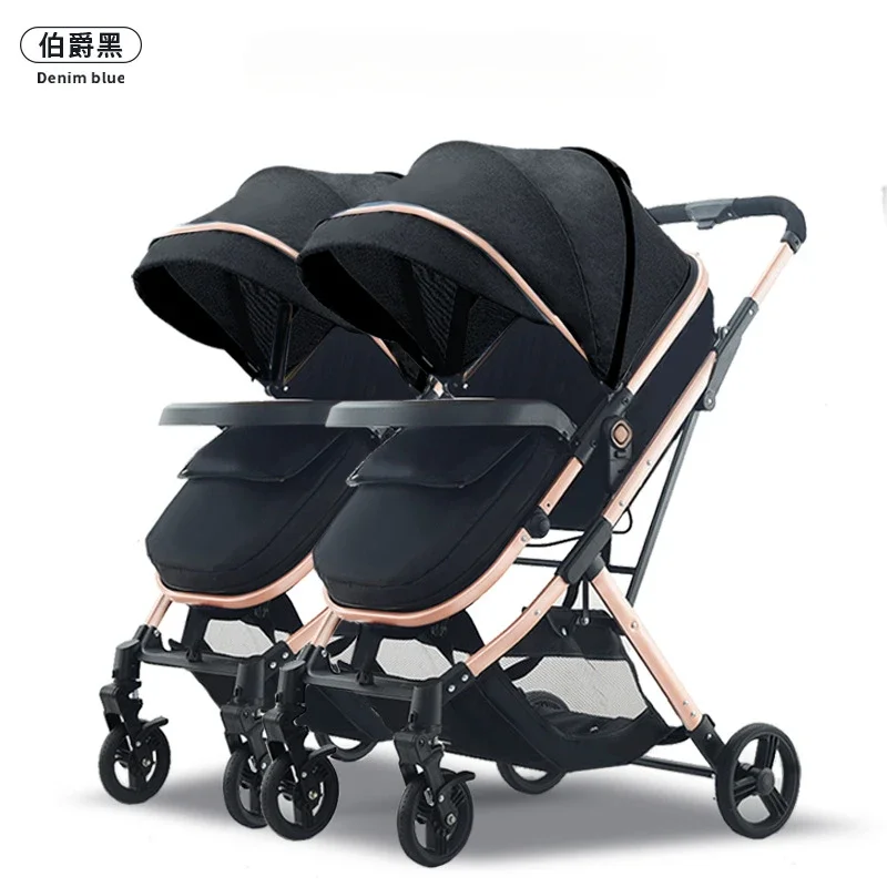 

Baby Stroller Lightweight Folding High Landscape Bidirectional Shock-absorbing Four-wheel Handcart Wholesale