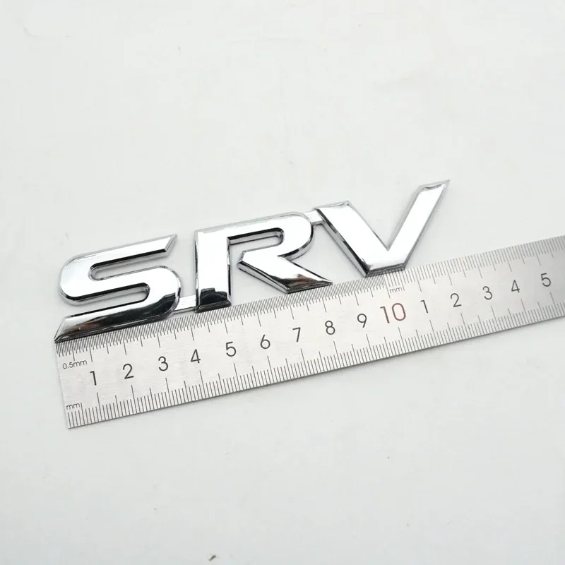 Car Rear Boot Styling Sticker Tailgte 3D Letter Logo Emblem For SRV