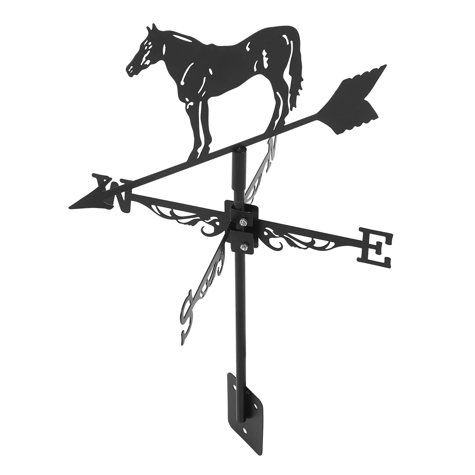 

Weather Vane for Yard Iron Wind Direction Indicator Outdoor Garden Decoration Ground Insert Weathervane Metal Decorative Wind