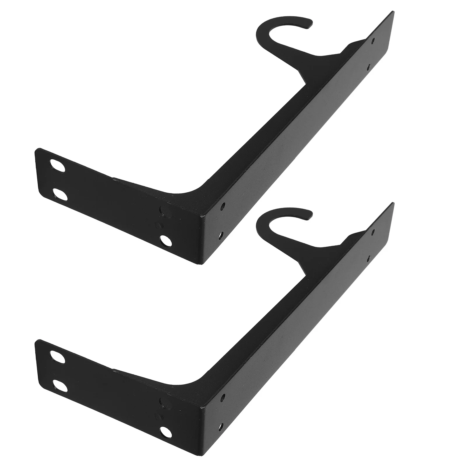 

2Pcs Heavy Duty Wardrobe Rail Brackets Wall Mounted Metal Closet Rod Support Strong Clothes Rod Holder for Closet Organization