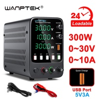 Wanptek 30V 10A DC Power Supply Adjustable Laboratory Power Supplies Voltage Regulator 30V 60V 5A 120V 3A for Metal anodizing