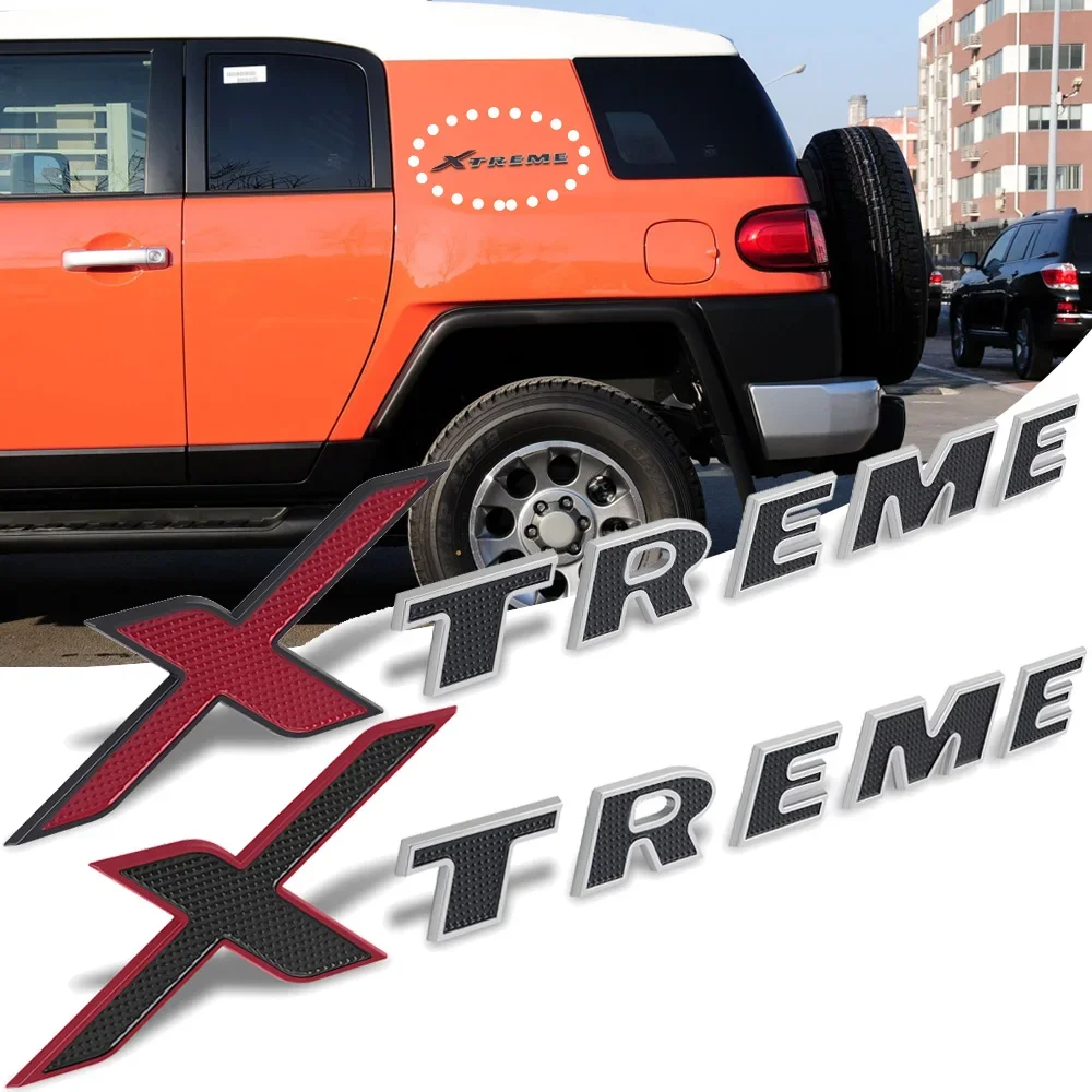 ABS Car Whole Body Side Tailgate Rear Tail Trunk Emblem Sticker for XTREME Limited Edition FJ Cruiser Exterior Accessories