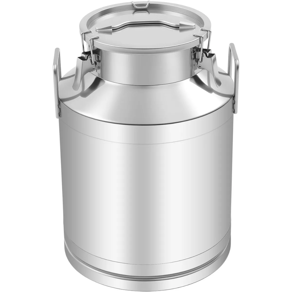 

Банка для молока из нержавеющей стали, 50 литров, 3-точечная запирающаяся крышка, герметичная конструкция, коммерческое использование для кухни и дома, контейнер большой емкости