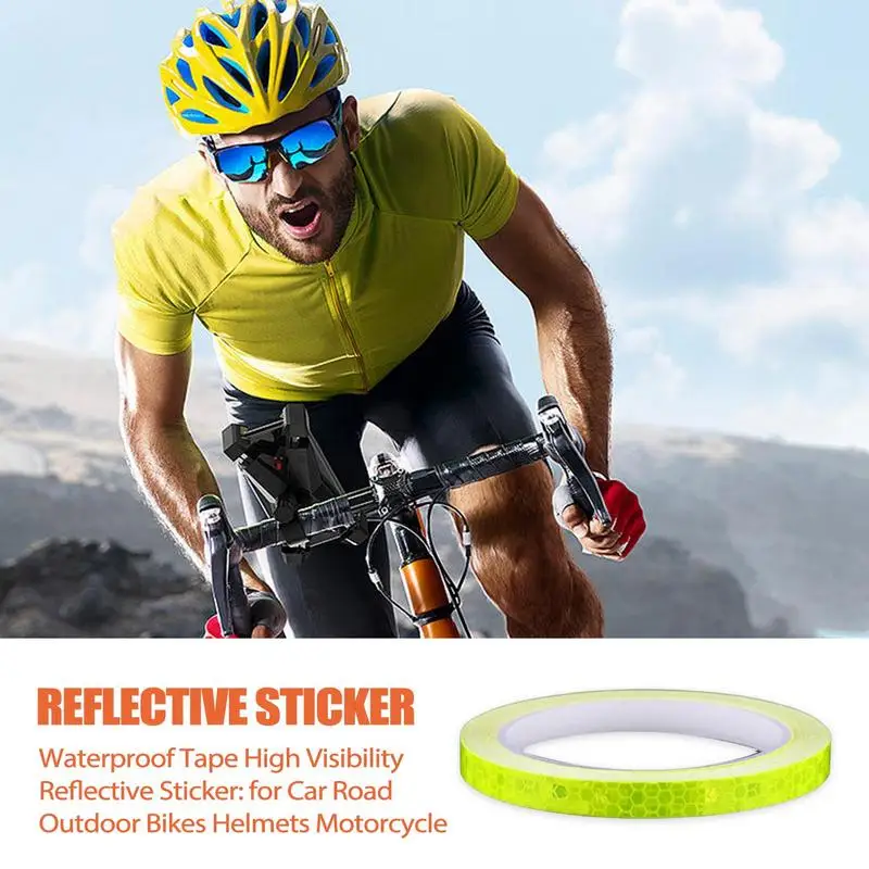 Reflective Tape Outdoor Waterproof Reflective Waterproof Strip Stickers High Visibility Security Marking Self Adhesive Safety