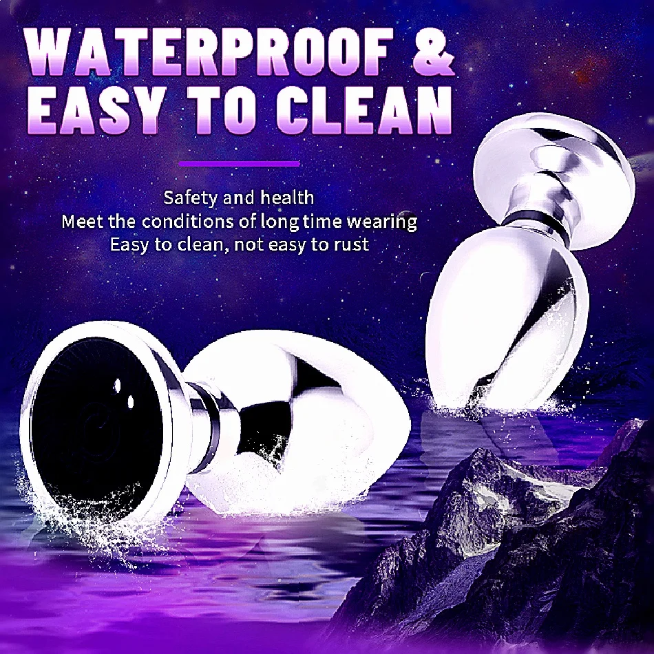 المكونات المعدنية الشرج التحكم عن بعد جهاز تدليك للبروستاتا الكبار لوازم بعقب المكونات هزاز الرجال النساء الجنس لعب صدمة كهربائية تهتز #5