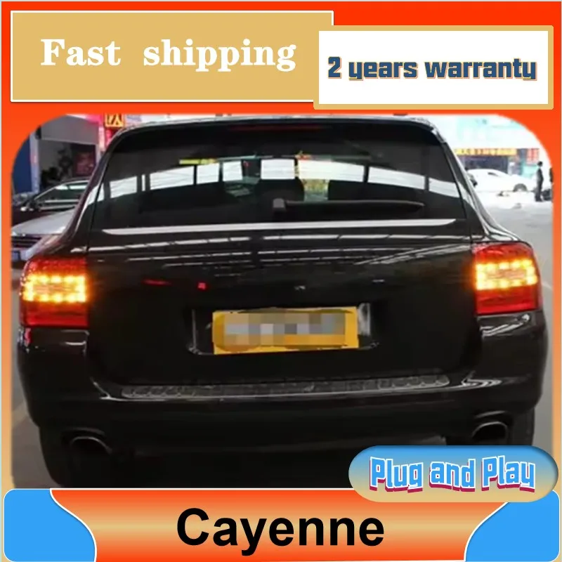 

Car Styling for Porsche Cayenne Taillight 2003-2007 Cayenne Tail Light Rear DRL Fog Brake Reversing Turn Signal
