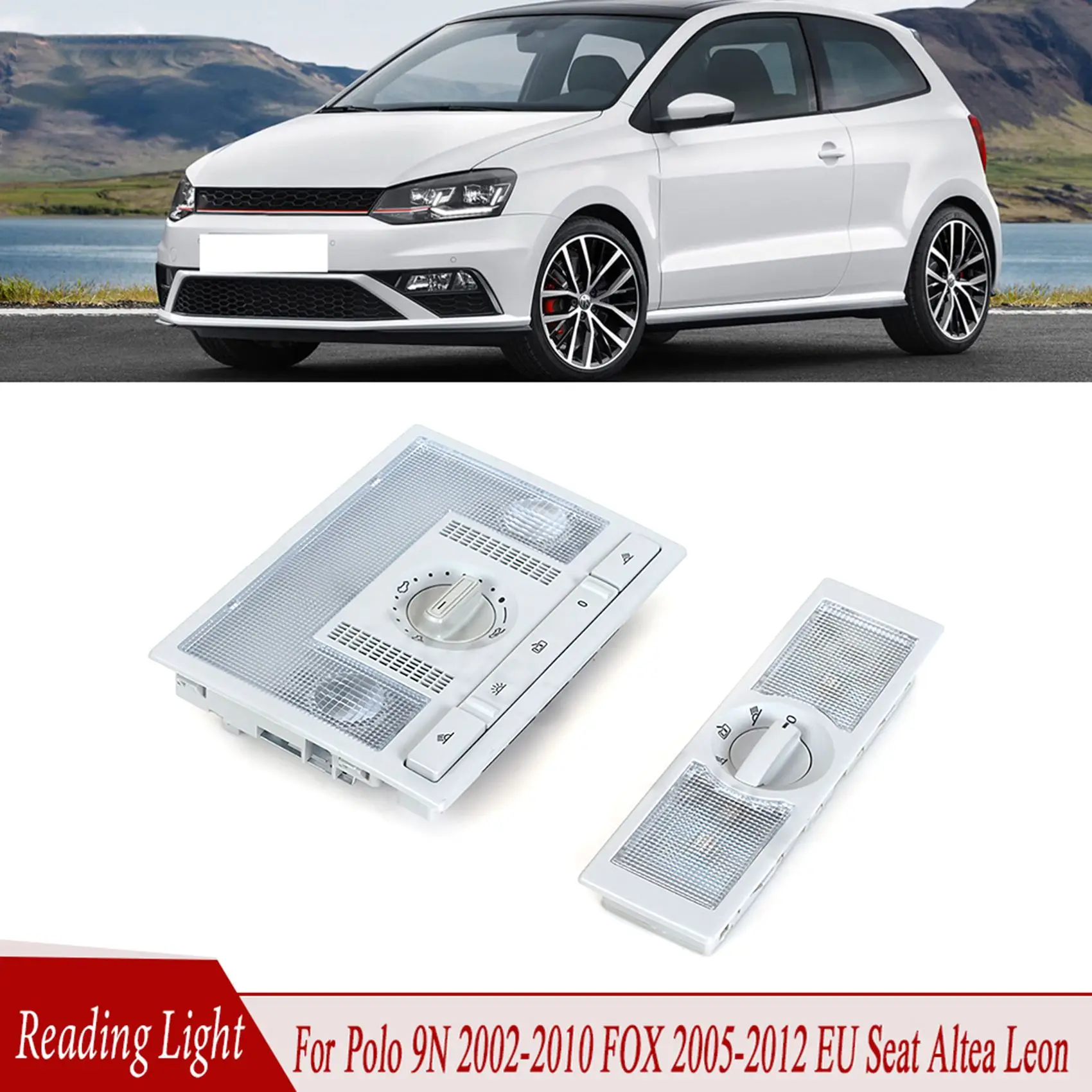 Car Rear Roof Reading Light For-VW-Polo 9N TOURAN 2002-2010