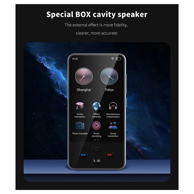 A73E-S85 Pro Wifi Smart Translator 138 Languages Offline Online Recording Chatgpt Voice Photo Group Translation