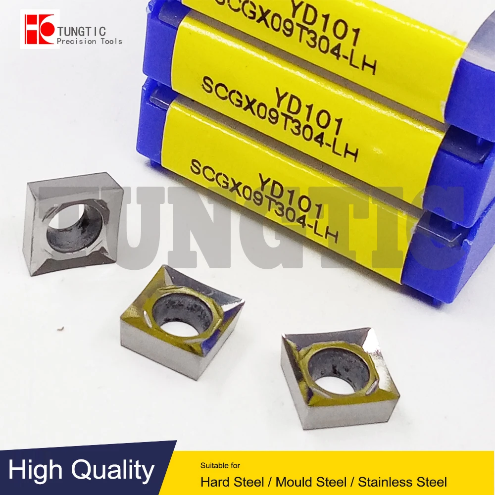 

SCGX09T304-LH SCGX 09T304-LH YD101 Твердосплавные токарные резцы Токарные вставки Обработка металла Для обработки алюминия