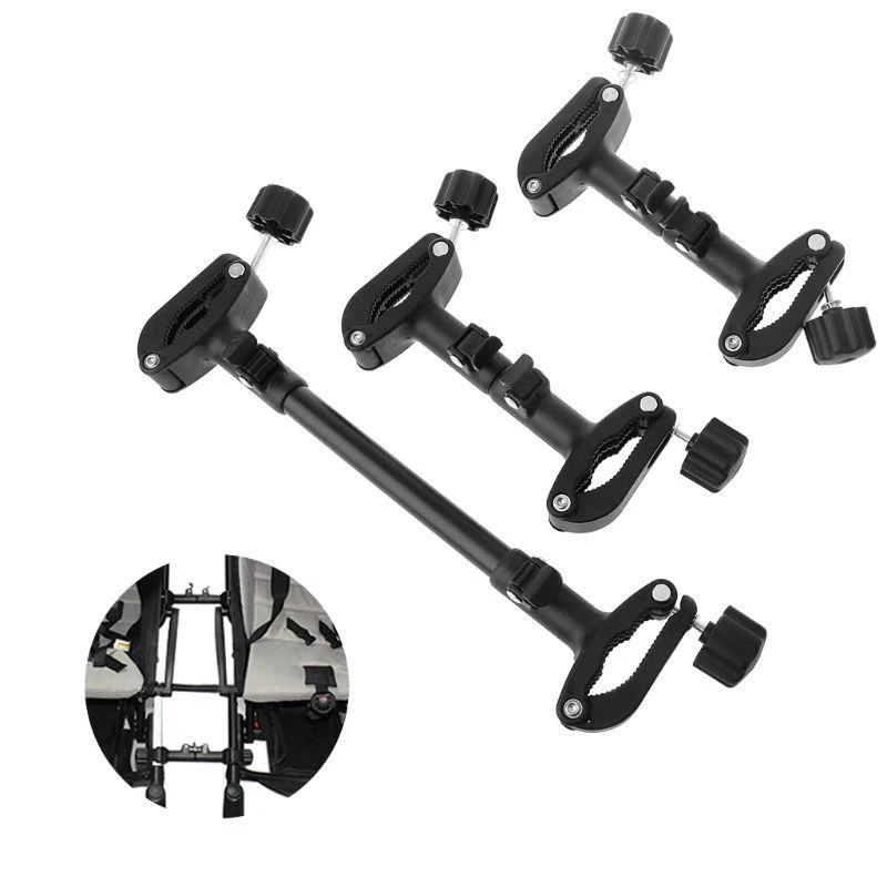 J15U 3 Baby Stroller Connector Twin Assemble Connector Joint Link Connector Accessories Adjustable Length Universal