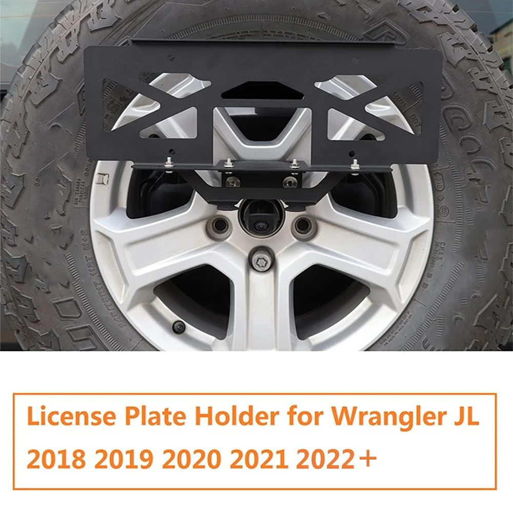 Achter Nummerplaat Houder Frames Beugel Voor Jeep Wrangler Jl 2018-2023 Kentekenplaten Montagebeugel