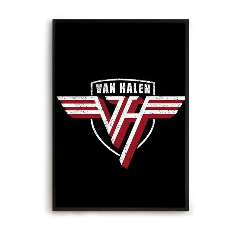 Decorative Paintings Wall Decor Classic Rock Band Van Halen Decoration Pictures Room Wall Art Canvas Painting Hot Poster Home