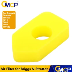 CMCP Air Filter Replacement OEM 490-200-0011 for Briggs & Stratton 698369 4216 5088 5099 100632 Lawn Mower Garden Power Parts