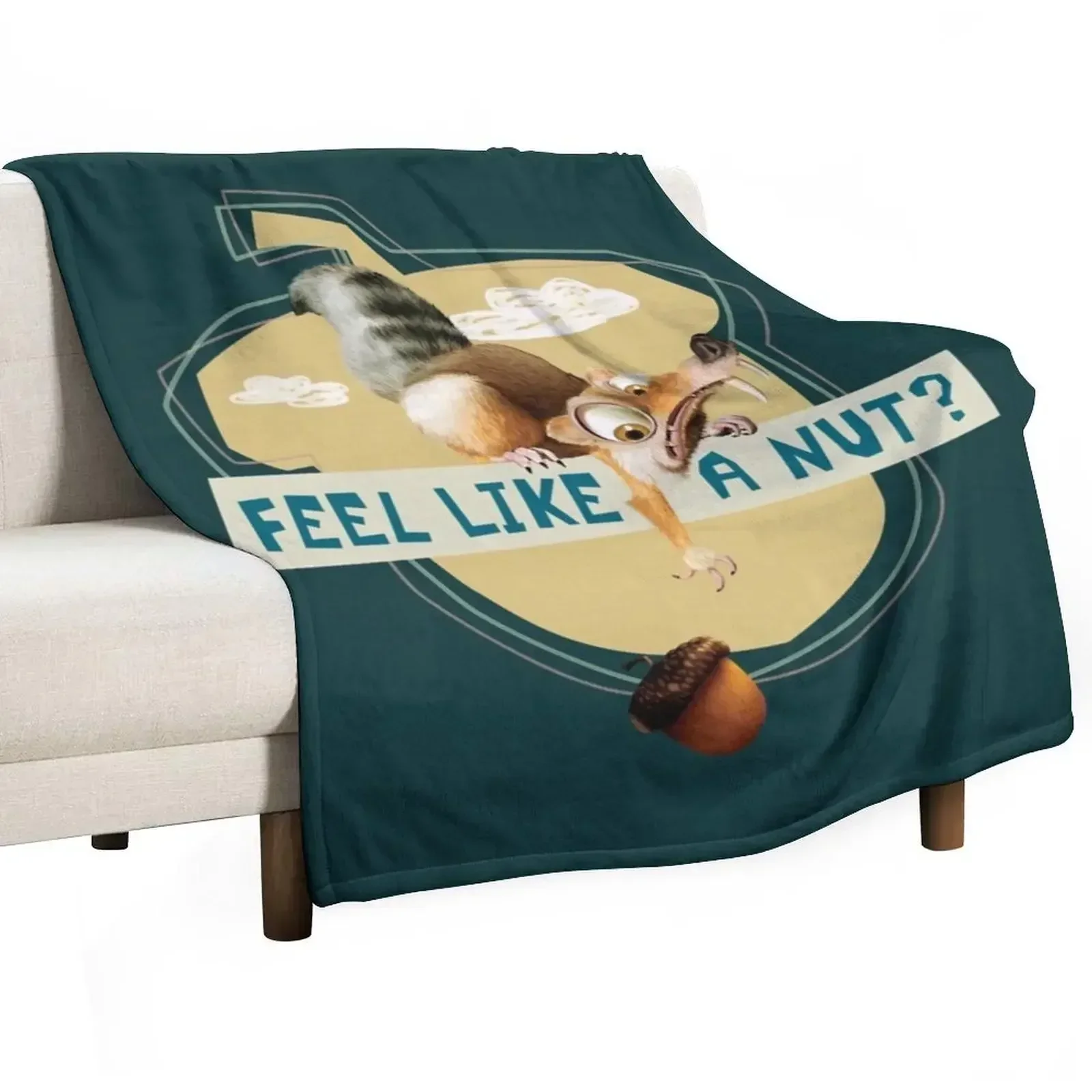 

Ice Age Scrat Acorn Feel Like a Nut108 Throw Blanket Blankets Sofas Of Decoration Beach manga Blankets