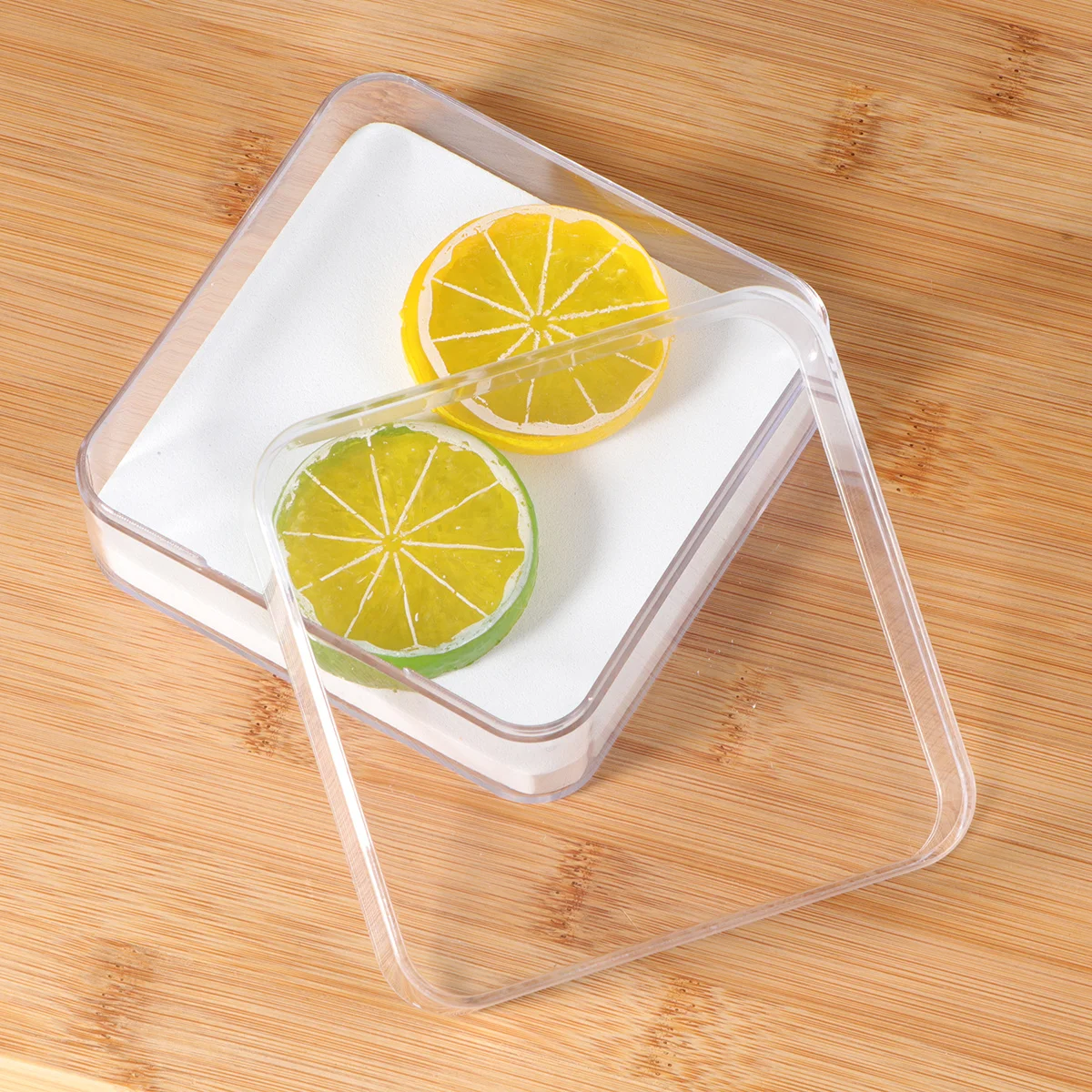 

1pc Transparent Specimen Box 110X110X60 With Lid Display Case For Insect Plant Storage Organizer Kit Tools Parts Display Box