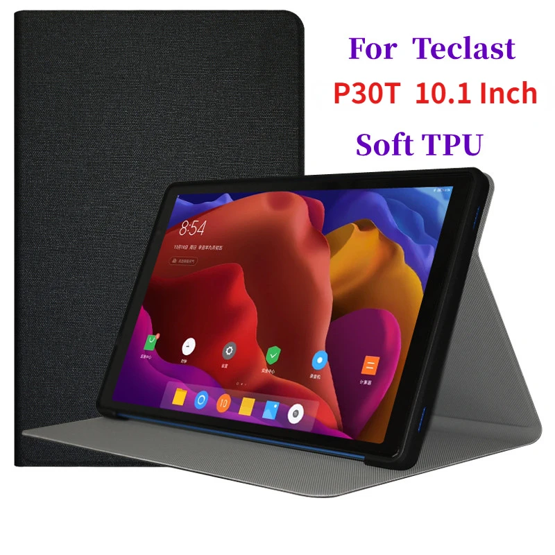 Ultra Thin Three Fold Stand Case For Teclast P30T 10.4inch Tablet Soft TPU Drop Resistance Cover For p30t New Tablet Pc