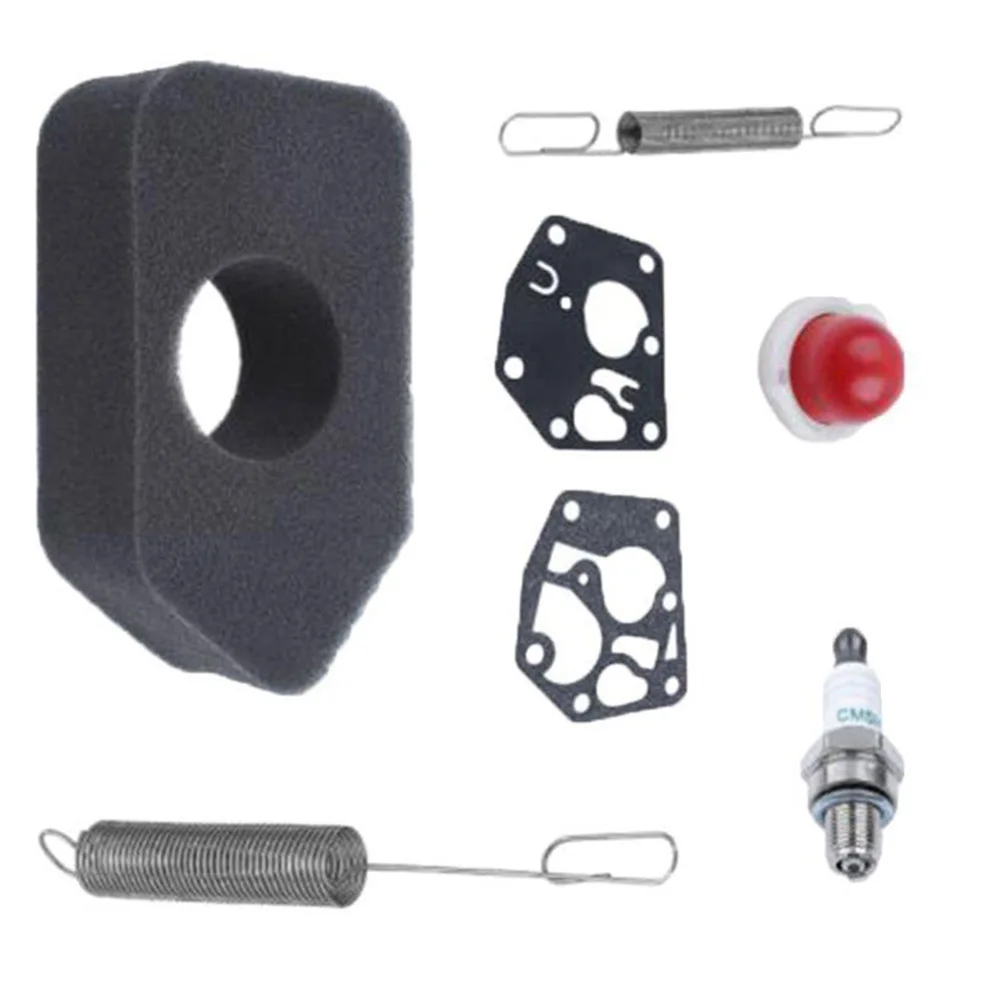 Replacement Governor Spring and Gasket Kit for Lawn Mower Carburetor 691859 692211 Including Air Filter and For Primer Bulb Seal