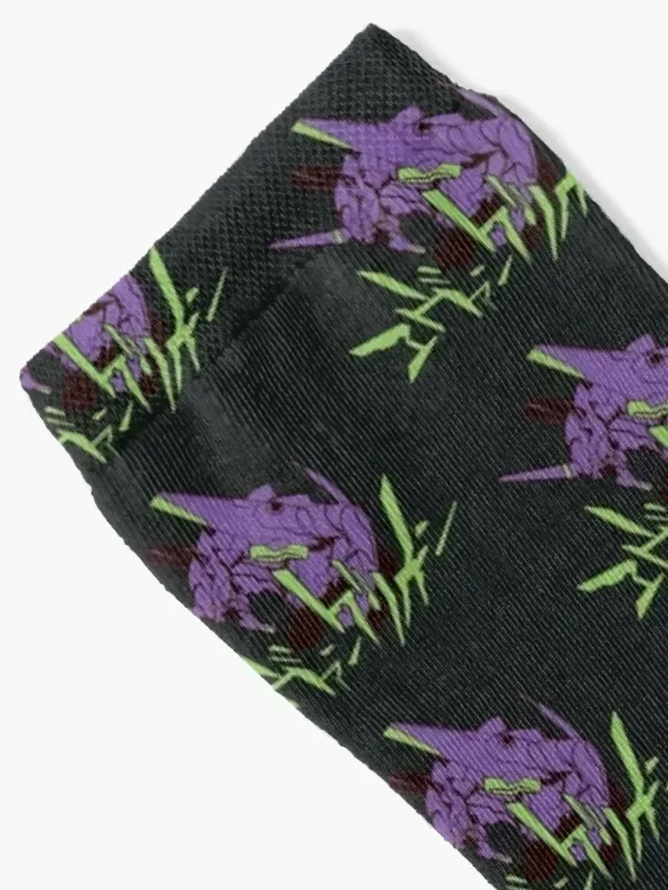 122b Eva violet Socks Running New year's Socks Female Men's