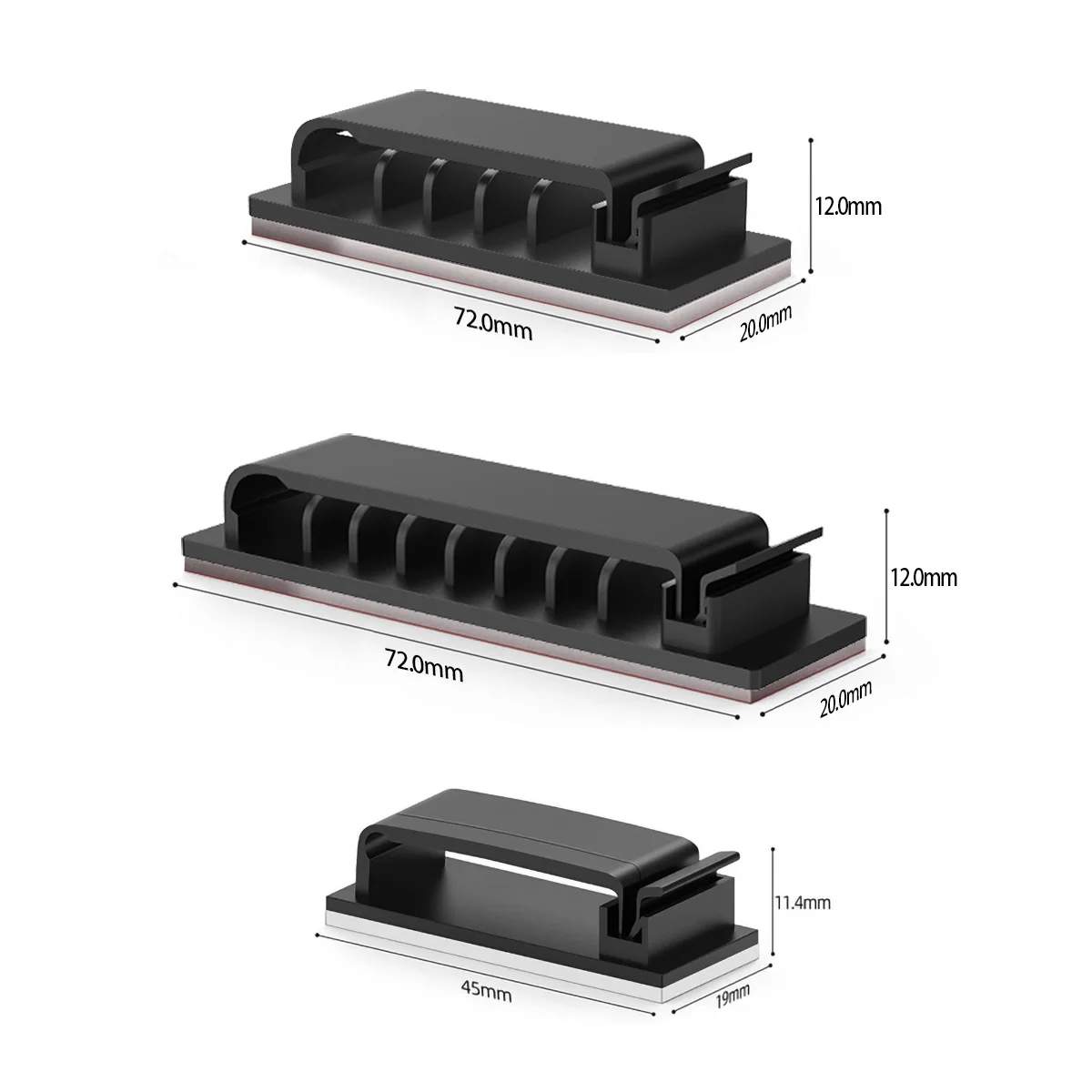 FONKEN 7 otwory Organizer do kabli zabezpieczenie kabla USB z komputerem oplot na kable klawiatura z myszką przewód słuchawkowy zorganizować moc