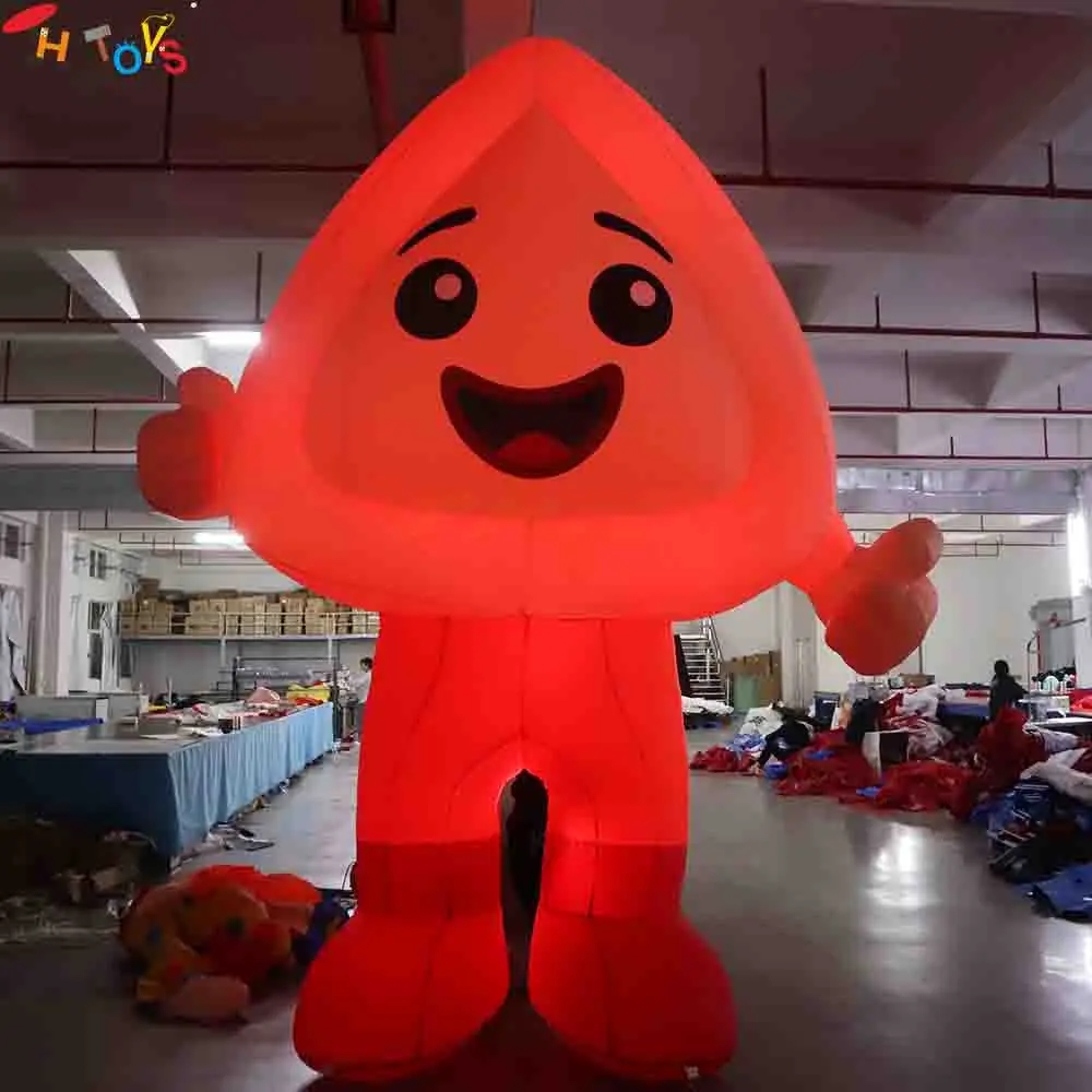 Outdoor Advertising Giant Inflatable Cartoon Model Blow up Peach Cartoon for Stage Decoration