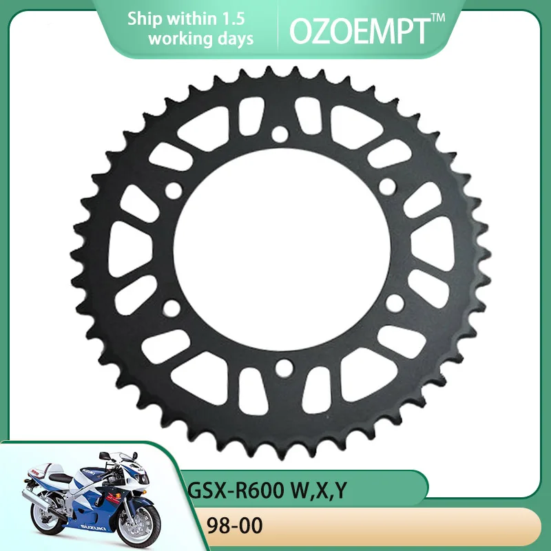 

OZOEMPT 525-45T Motorcycle Rear Sprocket Apply to GSX-R600 V 97 GSX-R600 W,X 98-99