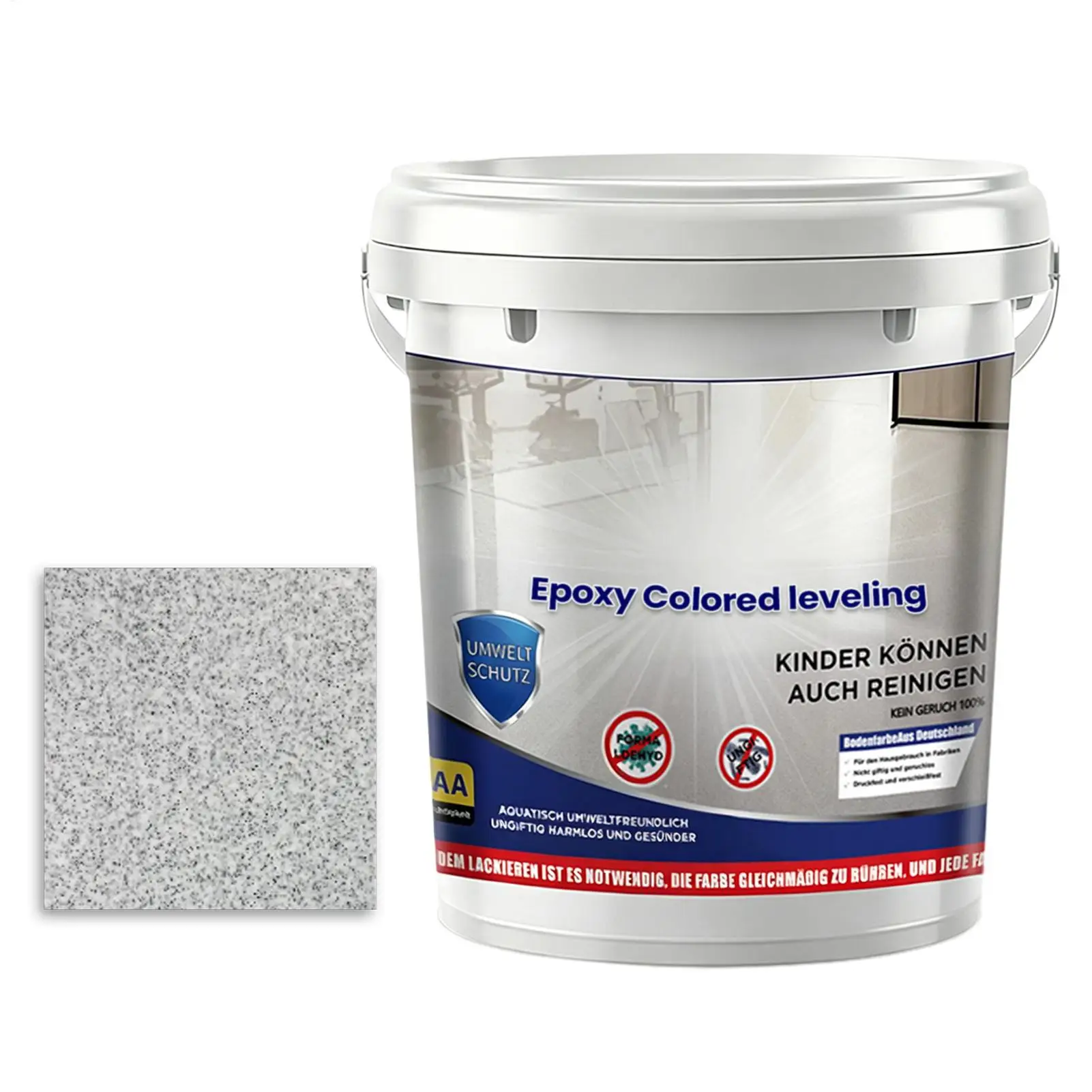 1pc High-Gloss Marble Effect Epoxy Floor Coating Waterproof Stain Resistant Abrasion Resistant SelfFlowing Epoxy Color Sand