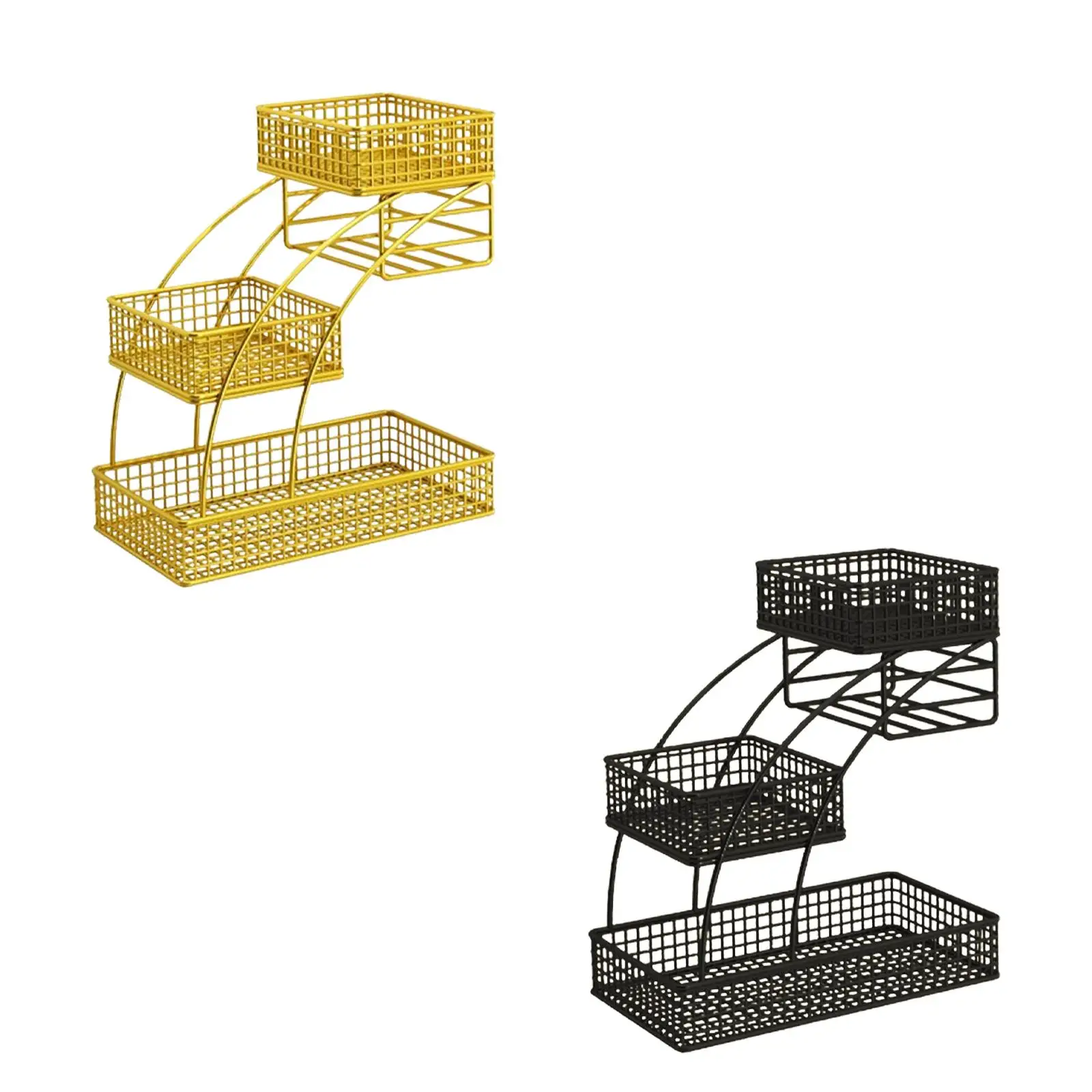 Fruit Basket Serving Tray Large Capacity Fruit Tray Bread Basket Vegetable Rack Fruit Bowl for Snack Onion Bread Veggie Pantry