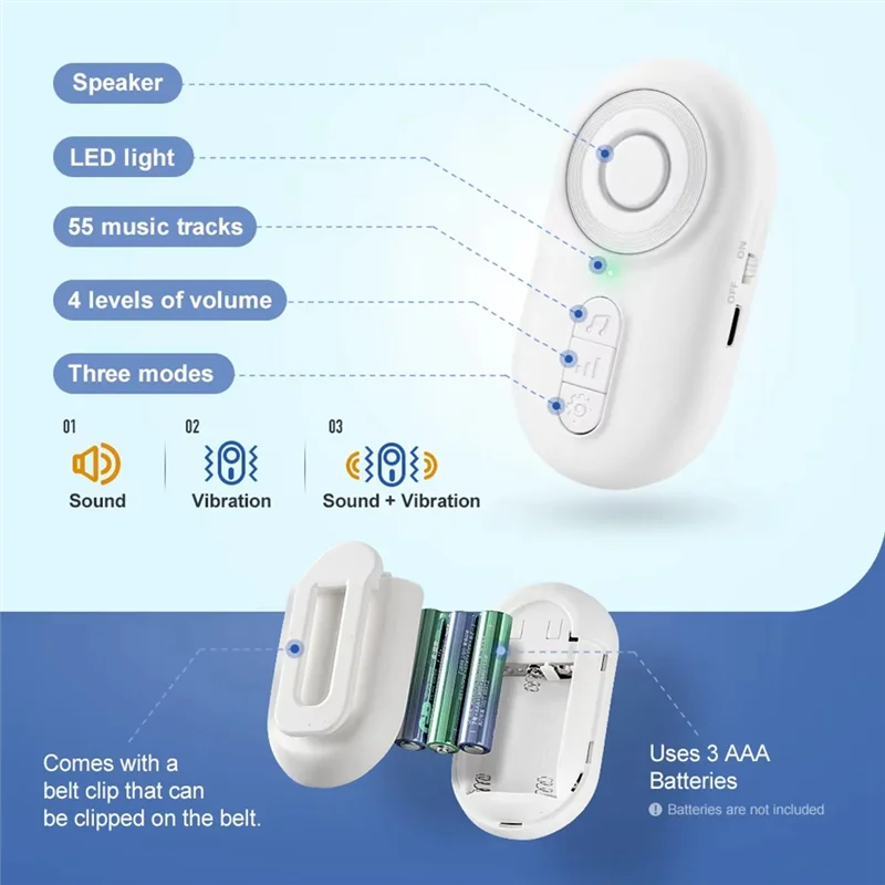 REPLA-Neue Q26 Wireless Smart Türklingel Pflege Türklingel Ältere Notruf Gerät Pflege Pager Pflege Pager SOS Alarm System