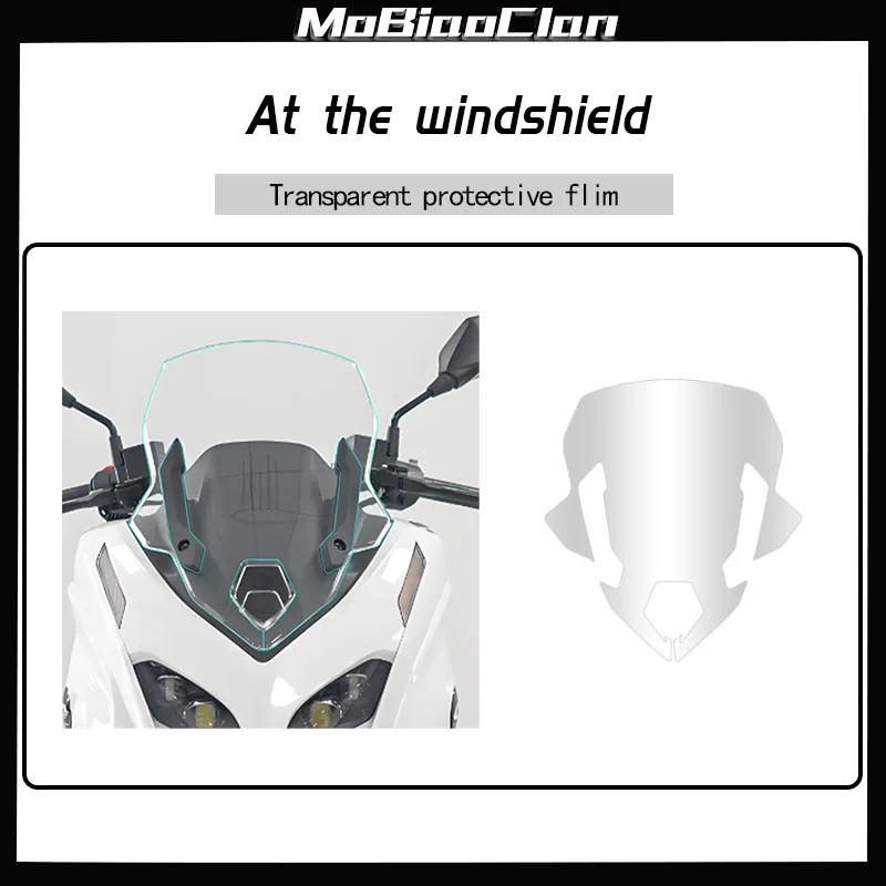 For QJMOTO HONG 150 Invisible Motorcycle Coat Film Transparent Sticker Waterproof And Scratch Resistant Modification Accessories