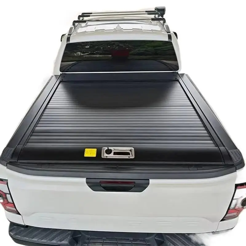 

Aluminum Retractable Truck Bed Tonneau Cover Roller Lid Pickup Shutter Waterproof Custom Fit 5.5ft